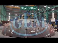 ปลายปิดแบบโค้ง ASME สำหรับถังความดันขนาด 2 มม. 200 มม. ทำจากเหล็ก Ms (Mild Steel) ทรงรี