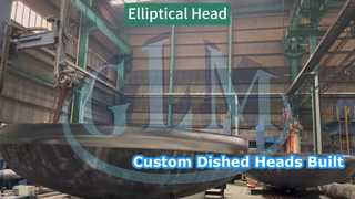 กำลังดำเนินการเจียรขอบตรงสั้นของฝาท้ายทรงรี!