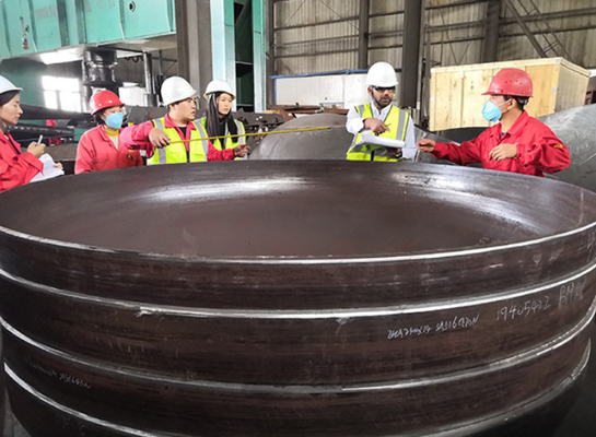 ASME 1000MM หัวจานเหล็กไร้ขัด
