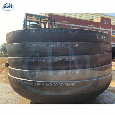 โลหะคาร์บอน โลหะทรงเย็น หัวจานทรงกลมเหล็กที่มีส่วนที่ VIII ของ ASME