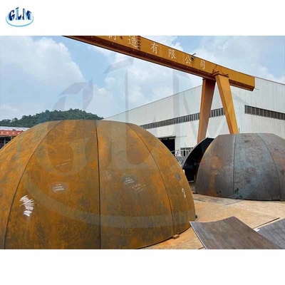 4700mm Dia SA 516 GR 70 หัวจานครึ่งโลก ด้านล่าง 28mm ความหนา