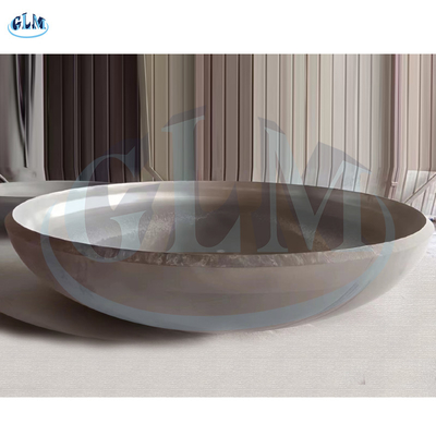ASME SA517 เกรด A หัวจานทรงกลม 2: 1 กว้าง 1300mm ความหนา 30mm