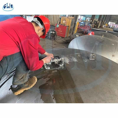ใบรับรอง ASME SA537 2:1 หัวทรงเอลิปติก 8000 มม กว้าง 76 มม