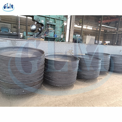 กระปุกเหล็กคาร์บอน Cap จุดปลายจานทรงกลมเหล็กที่มีกว้าง 2500mm