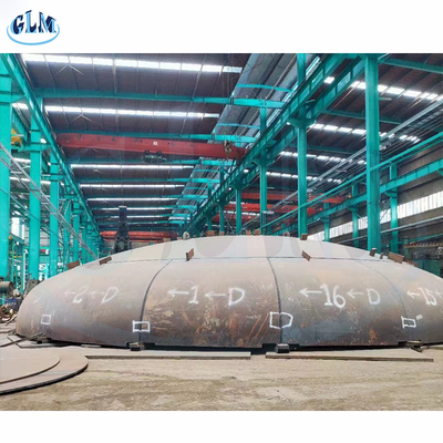 Dia 11000mm 65mm ความหนา เหล็กคาร์บอน หัวทอริสเฟียร์