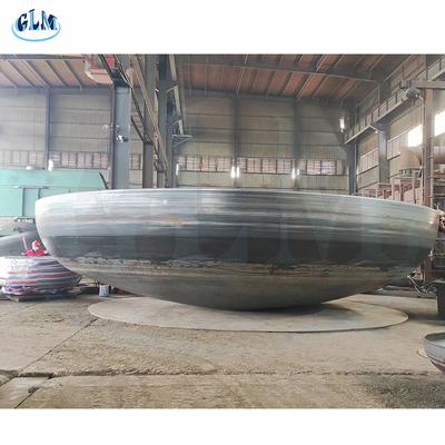 6000 มม กว้าง 20 มม ความหนา 2: 1 ชานครึ่งกลม ASME หัว