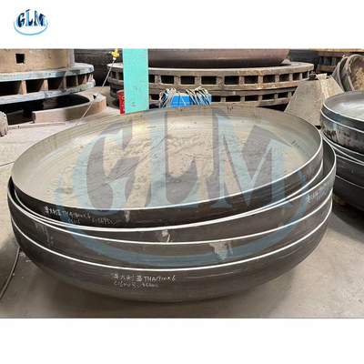 SA516Gr.60N + SS316L การเคลือบครึ่งกลม 2 1 หัวจาน