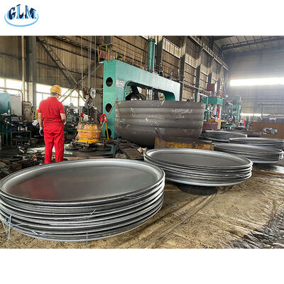 ASME การออกแบบมาตรฐาน หัวจานเรียบที่มีเทคโนโลยีการปั้นร้อนหนา 50 มม สําหรับภาชนะความดัน