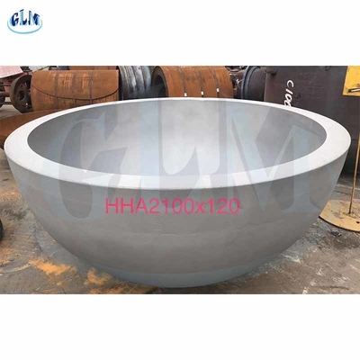 HHA 2100mm 120mm หัวถังครึ่งโลก ANSI ปลายจานสําหรับภาชนะความดัน