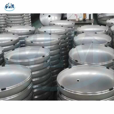 SS304 ASME 5000MM 40in ทองเหลืองถังปลาย Caps กลมปลายจานสําหรับปรับท่อ