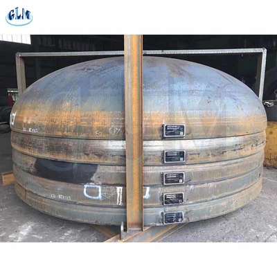 ASME ภาชนะความดันกลมหัวจาน ไทเทเนียม SA36 สแตนเลสคาร์บอน