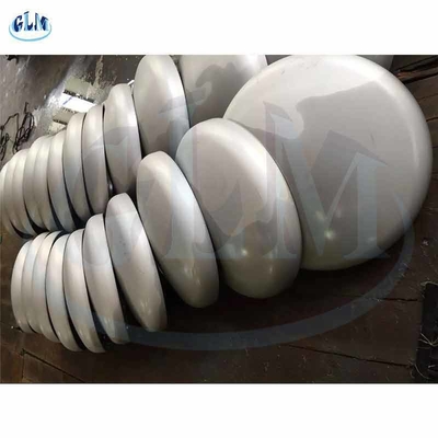 300mm X 3mm S235 หัวจานทรงกลมสําหรับปรับท่อ 2 1 ขนาด