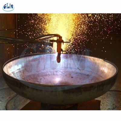 SA516 Gr70 300mm ช่องจานแบบครึ่งกลมปลายหัว ขนาดการปรับปรุงร้อน 89mm