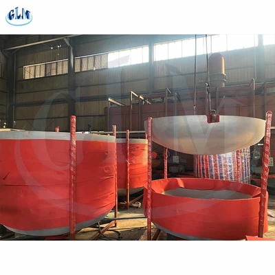 ASME 500mm ขนาดหัวจานเหล็กไร้สแตนเลสทรงกลมสําหรับการติดตั้งเครื่องเชื่อม