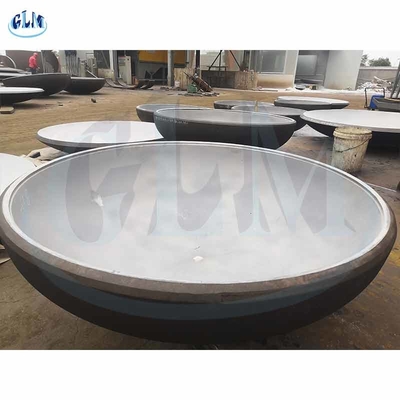 ASME 150mm เหล็กคาร์บอน หัวจาน ถังเอลิปติก เหล็กไร้ขัด 316L