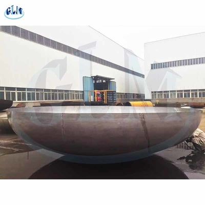 SS304 200MM ถังเก็บของเหลว หัวครอบครึ่งกลม Q345B ปลายจาน