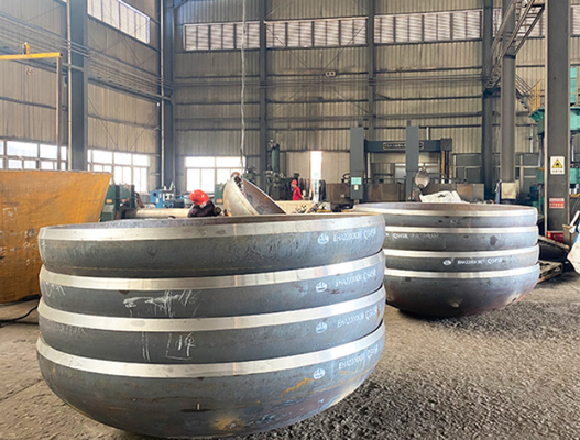 SS316L 2mm Asme กล่องจานทรงกลมกล่องปลายขนาด เครื่องกดดัน 2 1