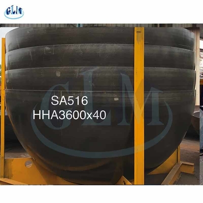 กระถางเพลิงเหล็กคาร์บอน SA516 HHA 3600mm กว้าง 40 mm