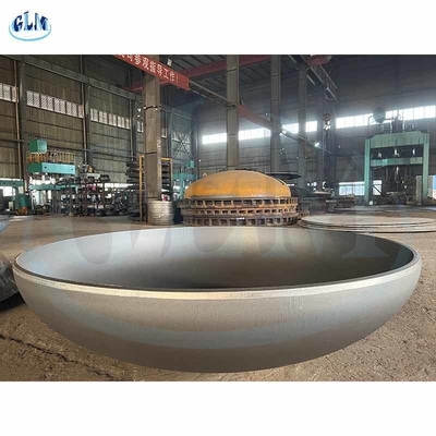 ASME หัวแบบครึ่งทรงกลม O.D 3000mm 6thk ((Min) สําหรับถังเก็บสารเคมี