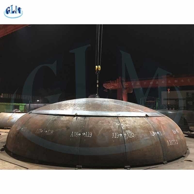 กว้าง 4800mm 304l หัวจานทรงกลม 2: 1 ความหนา 20mm