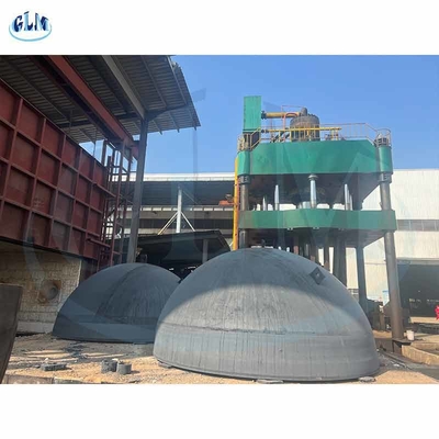 หัวถังครึ่งโลกในอุตสาหกรรมที่เคลือบเหล็ก Corten ในการสร้างเรือแรงกดกลม