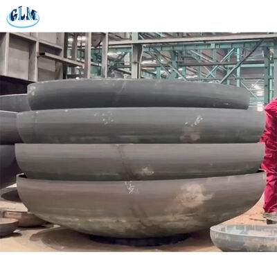 Cold Forming Carbon Steel Elliptical Dish Head Polished Thickness 2 To 300mm Used In Industrial Storage Tank And Pressure Vessel Ends