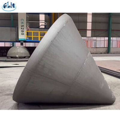 หัวถังทรงกรวยเหล็กคาร์บอนสั่งทำพิเศษ พร้อมมุมกรวย 15°, 30°, 45°, 60° สำหรับการใช้งานในอุตสาหกรรม