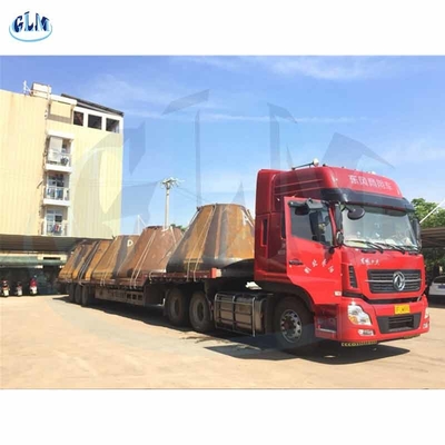 SA516 Gr70 หัวถังทรงโคลน สแตนเลสระยะสอง 25 มม ปิดท่อ
